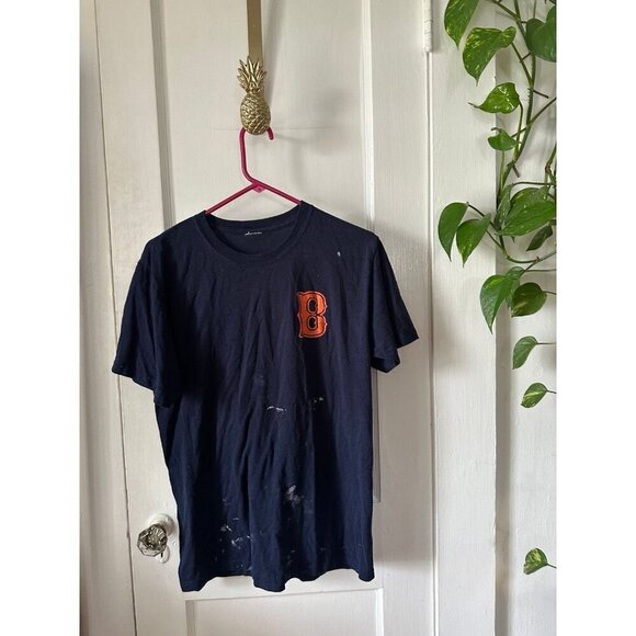 Blue with Orange B Baseball t-shirt men’s size medium - Picture 1 of 7